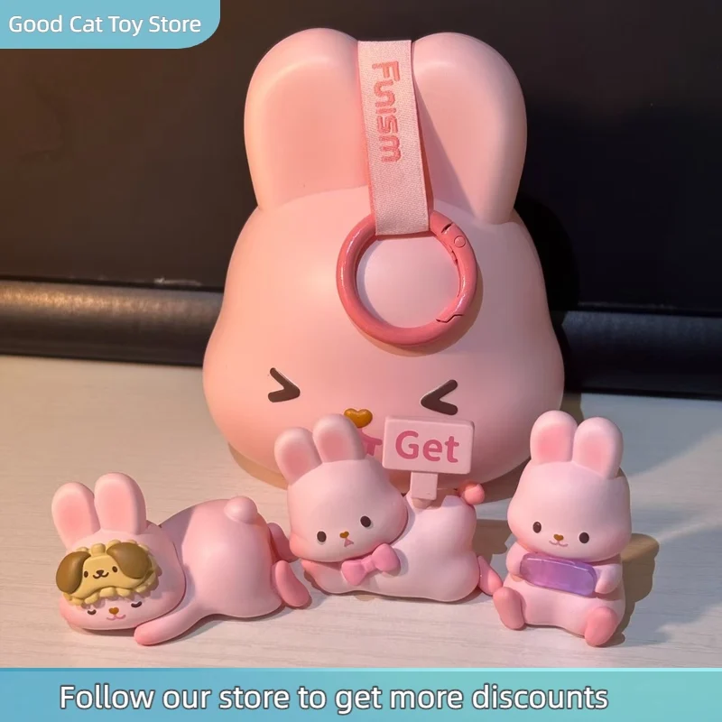 

In Stock Momoko Mystery Box 24h Life Diary Series Flocked Rabbit Figure Cute Kawaii Blind Box Collectible Vinyl Toy Desk Decor
