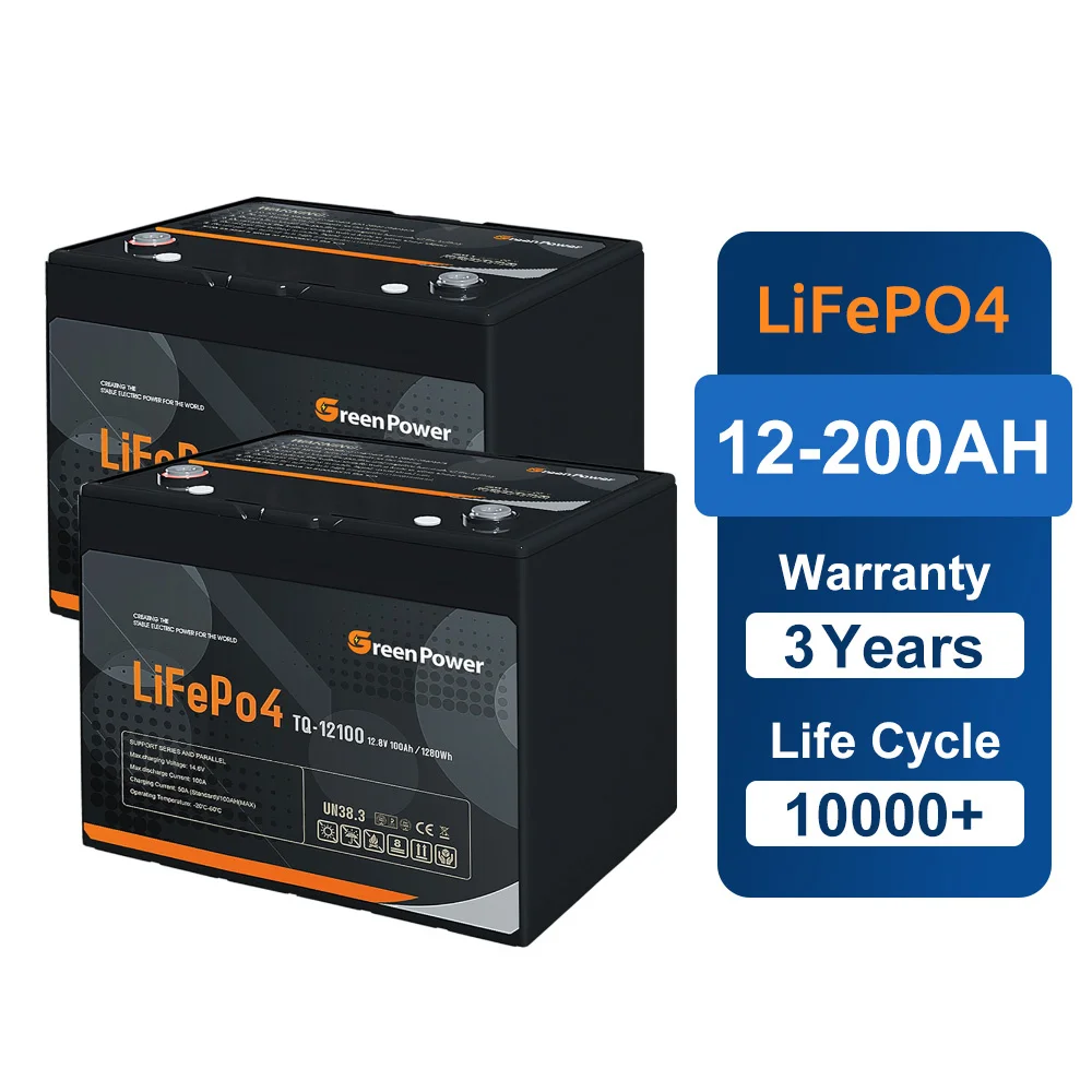 

Energy Storage System LiFePO4 12V 24V LYP Li Ion Batteries 50ah 100ah 150ah 200ah 100ah 50ah Solar Lithium Battery Pack