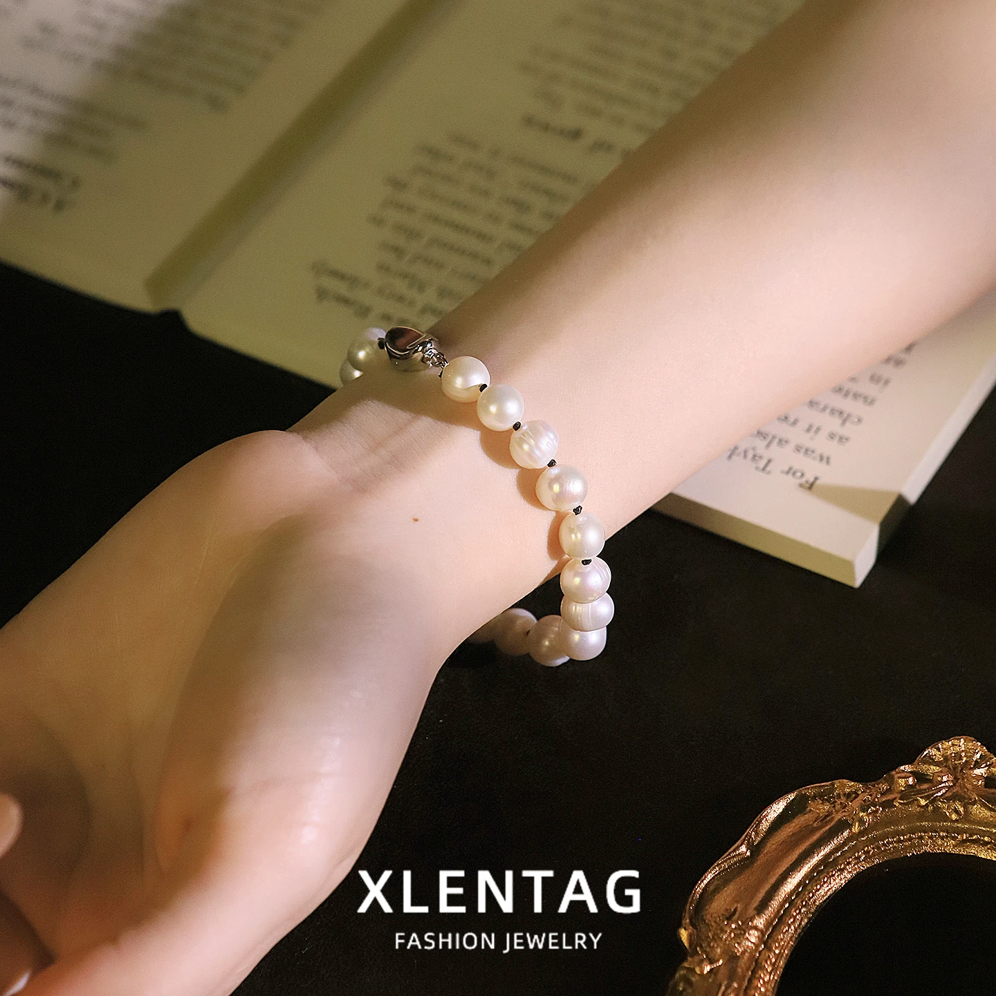Genuine Freshwater Pearl Bracelet for Women Daily Dating Wedding Gift Minimalist Threaded Pearl Bracelet Fashion Korean Jewelry