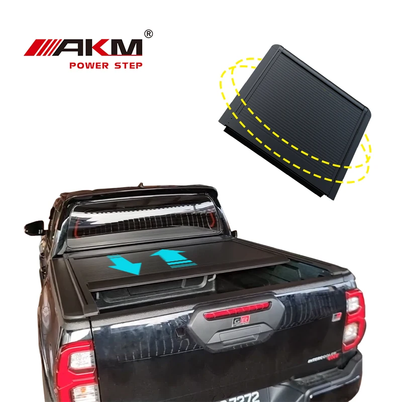 

Hot Sale Truck Electric Truck Tonneau Cover Electric Roller Shutter Truck Bed Cover for ToyotaS Hilux Revo Rocco 2015-2024