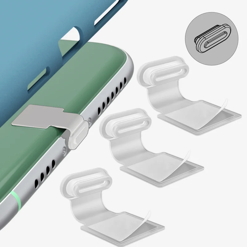 

Заглушка от пыли и потери для iPhone/Type-C для iPhone 13, 15, 16, 17, Huawei, Xiaomi – Защитная заглушка для порта зарядки, пылезащитный колпачок