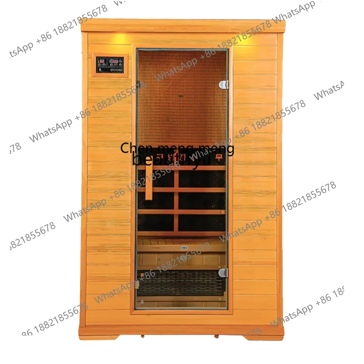 

cc182R Steam room family tourmaline single double light wave energy warehouse sauna box