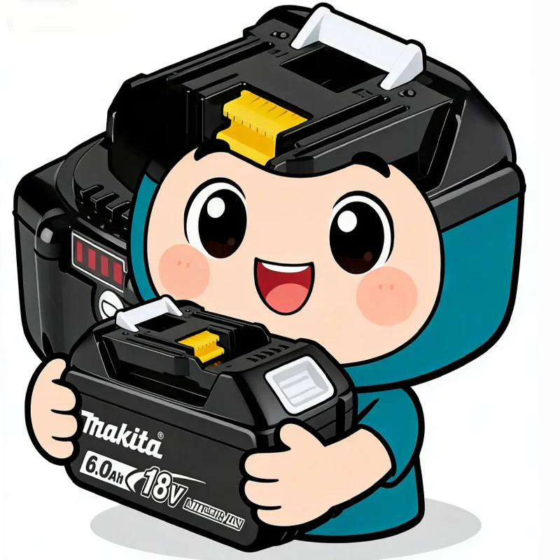 

Оригинальный аккумулятор Makita 18V 6.0Ah 10C, высокомощный алюминиевый аккумулятор для всех моделей электроинструментов Makita 18V, 6000 мАч.