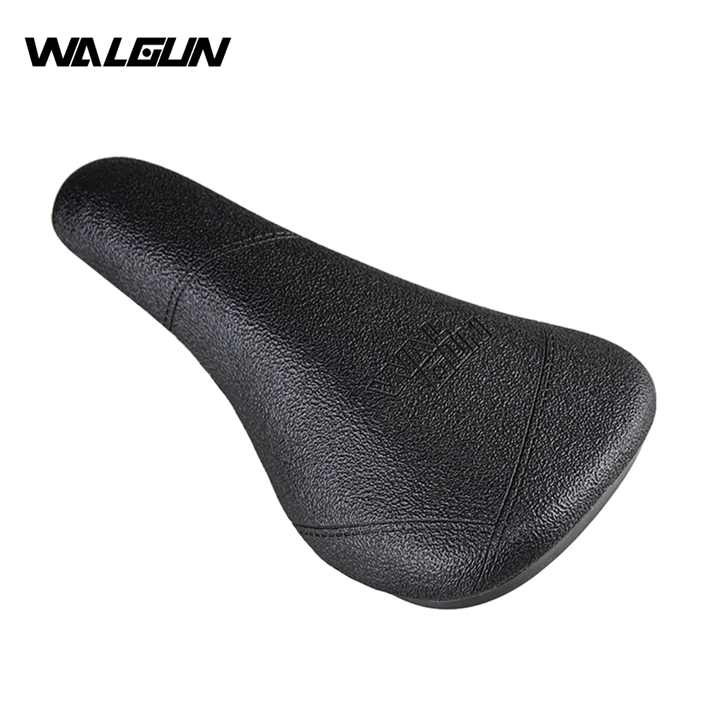 WALGUN BMX Sattel mit Pivotal-Sattelstütze für Dirt Jump, Cruiser, MTB, Leder-Freestyle-Rennsattel für BMX – Detail 7