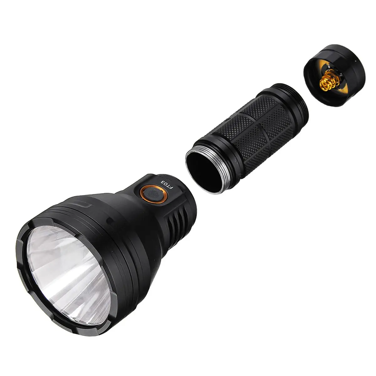 Astrolux-minilinterna LED recargable, FT03, SST40, 2400lm, 875m, NarsilM v1.3, USB-C, 2A, 26650, 21700, 18650