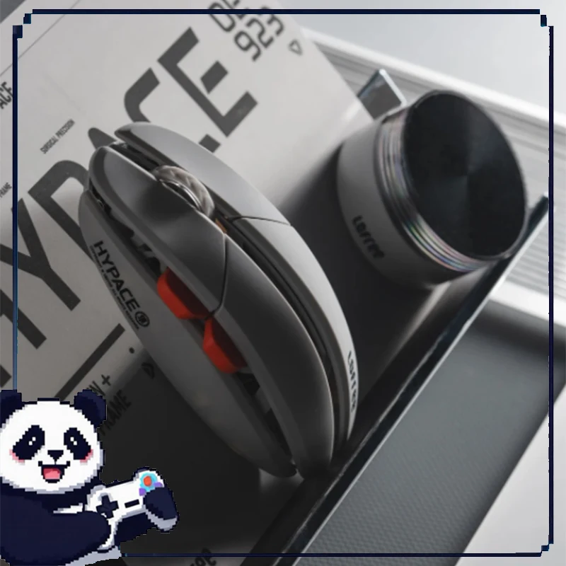 Mouse Gaming Nirkabel Bluetooth Tri Mode Lofree Hypace Baru Sensor Paw3950 8k Untuk Laptop Desktop Aksesoris Gaming