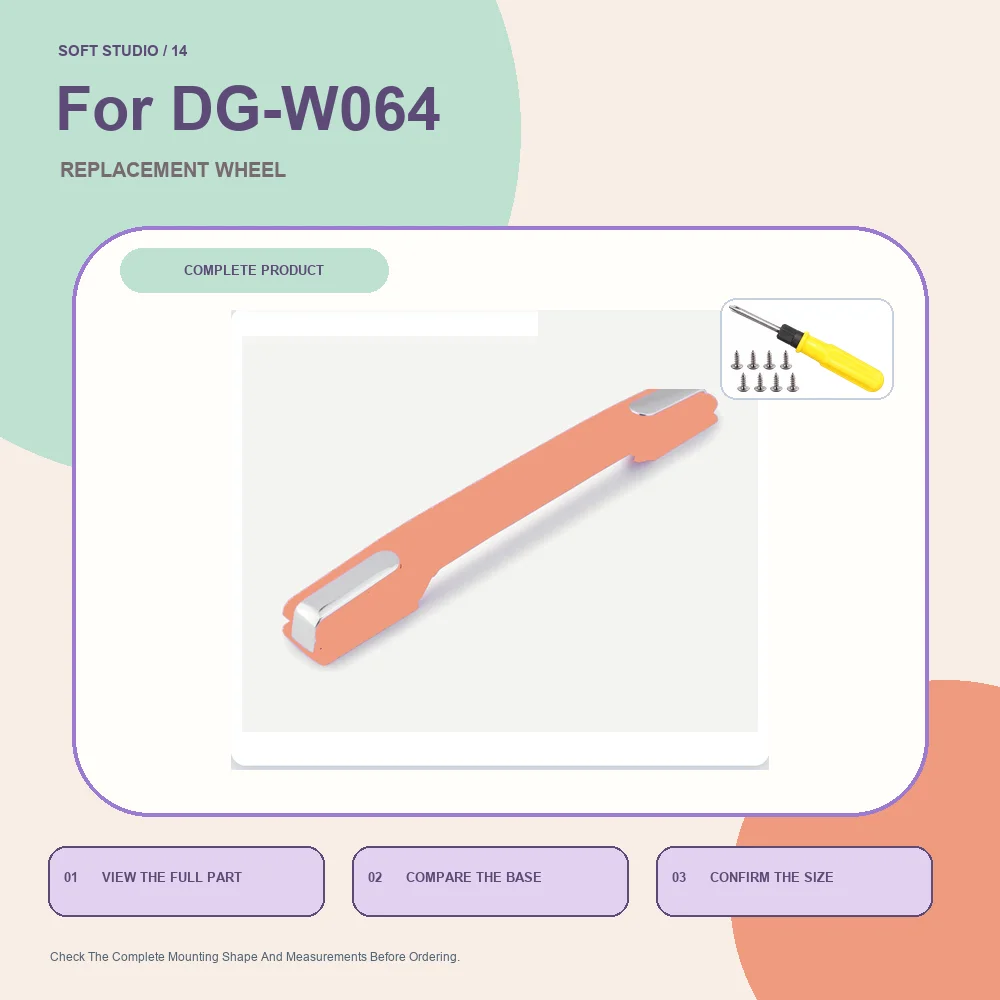 Wear Resistant Suitcase Wheel For Diplomat DG- For Diplomat FHW365 For Diplomat TC-15172 Smooth Travel Suitcase Caster Part