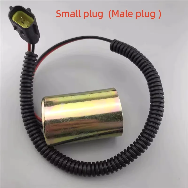 

Daewoo Doosan Excavator DH60-5 60-7 Rotary Electromagnetic Valve Pilot Safety Lock Coil Inner Diameter14mmHeight52.5mm DC24V 12V