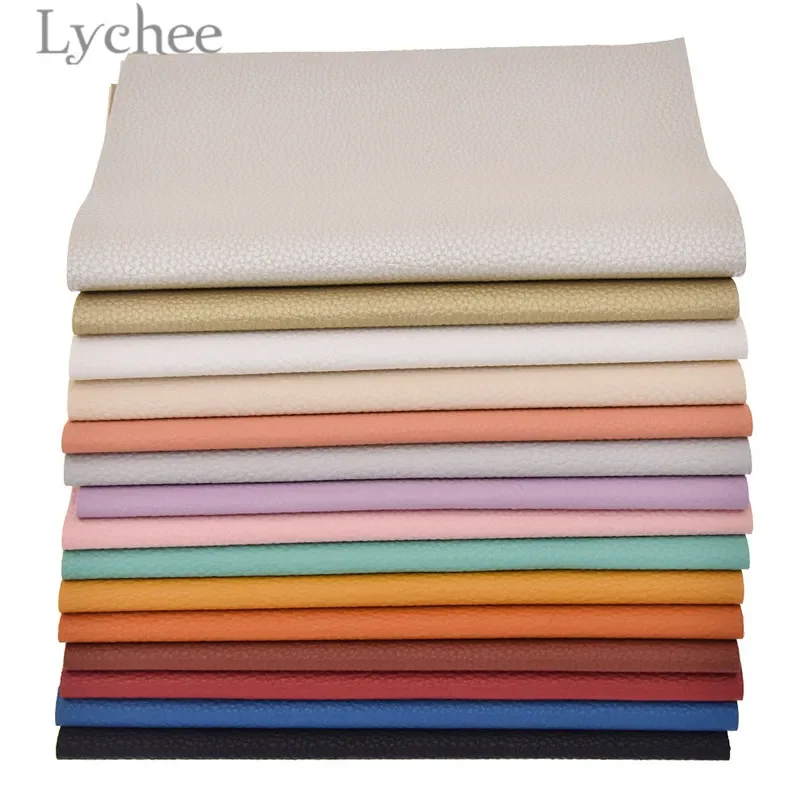 

Faux Leather Fabric Solid Color Suede Synthetic Leather Sheet DIY Sewing Material For Garments 21x29cm A4