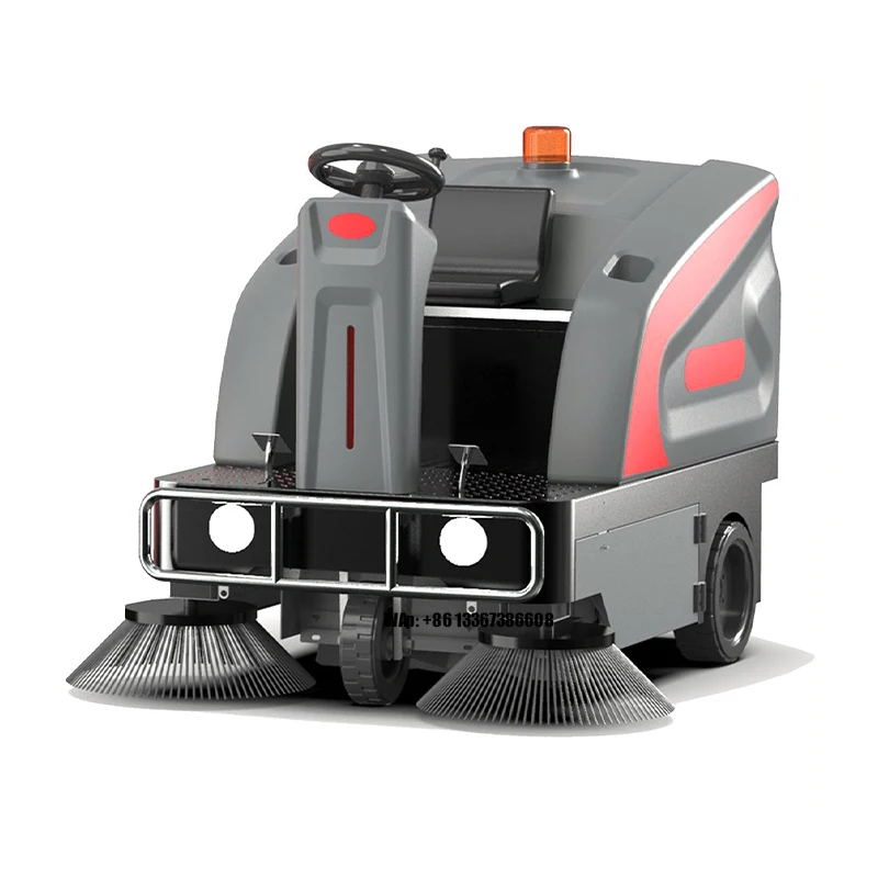 Ride on High Speed Floor Cleaning Machine Street Zware stofvloerveger