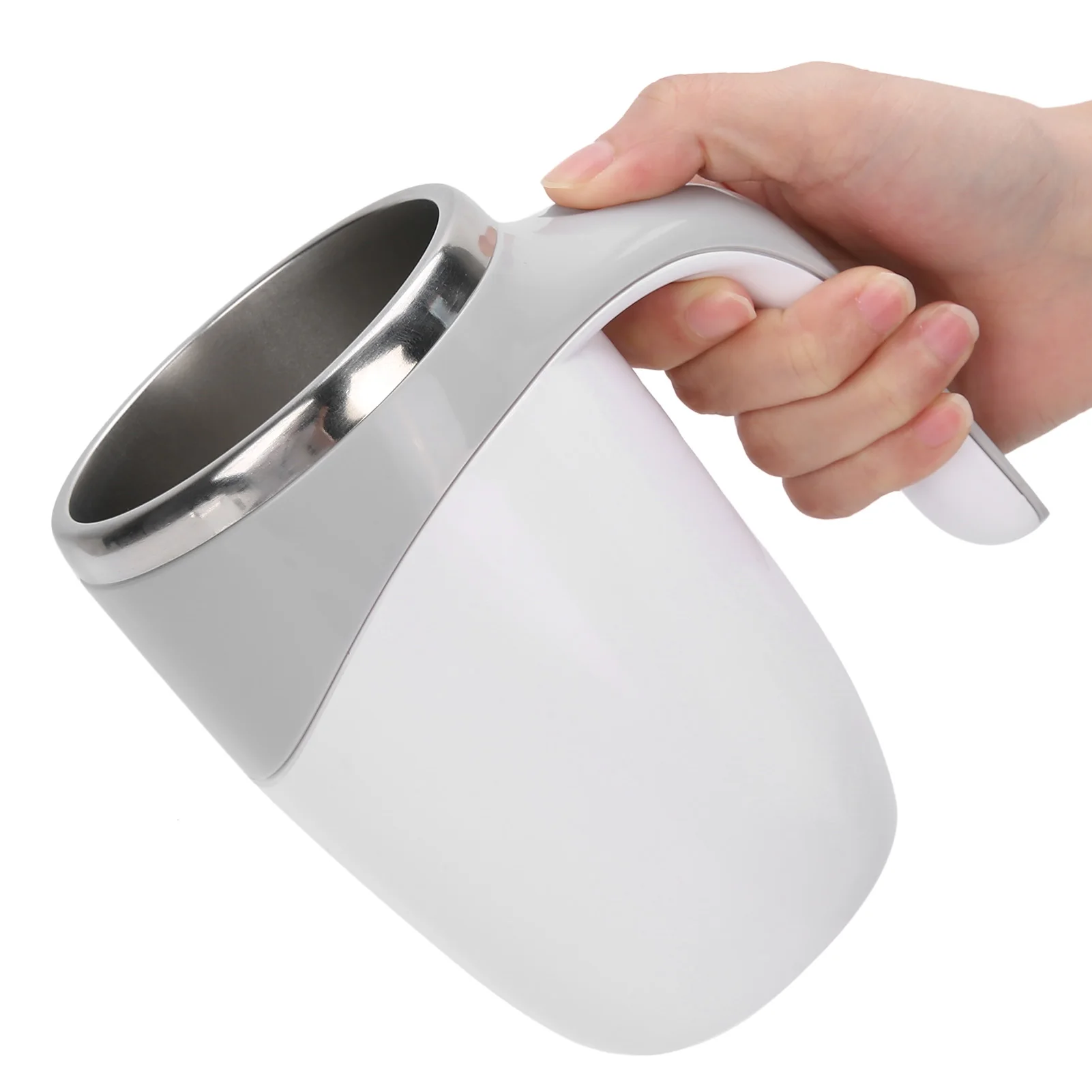 380 ml selbstrührender Becher, magnetischer automatischer Selbstrührbecher für Kaffee, Tee, Milch, Geschenk