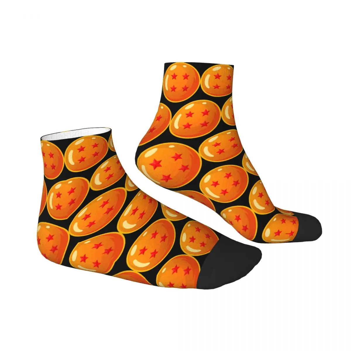 DBZ - Four Star Dragonball Socks Harajuku Sweat Absorbing Stockings All Season Socks Accessories for Unisex Christmas Gifts