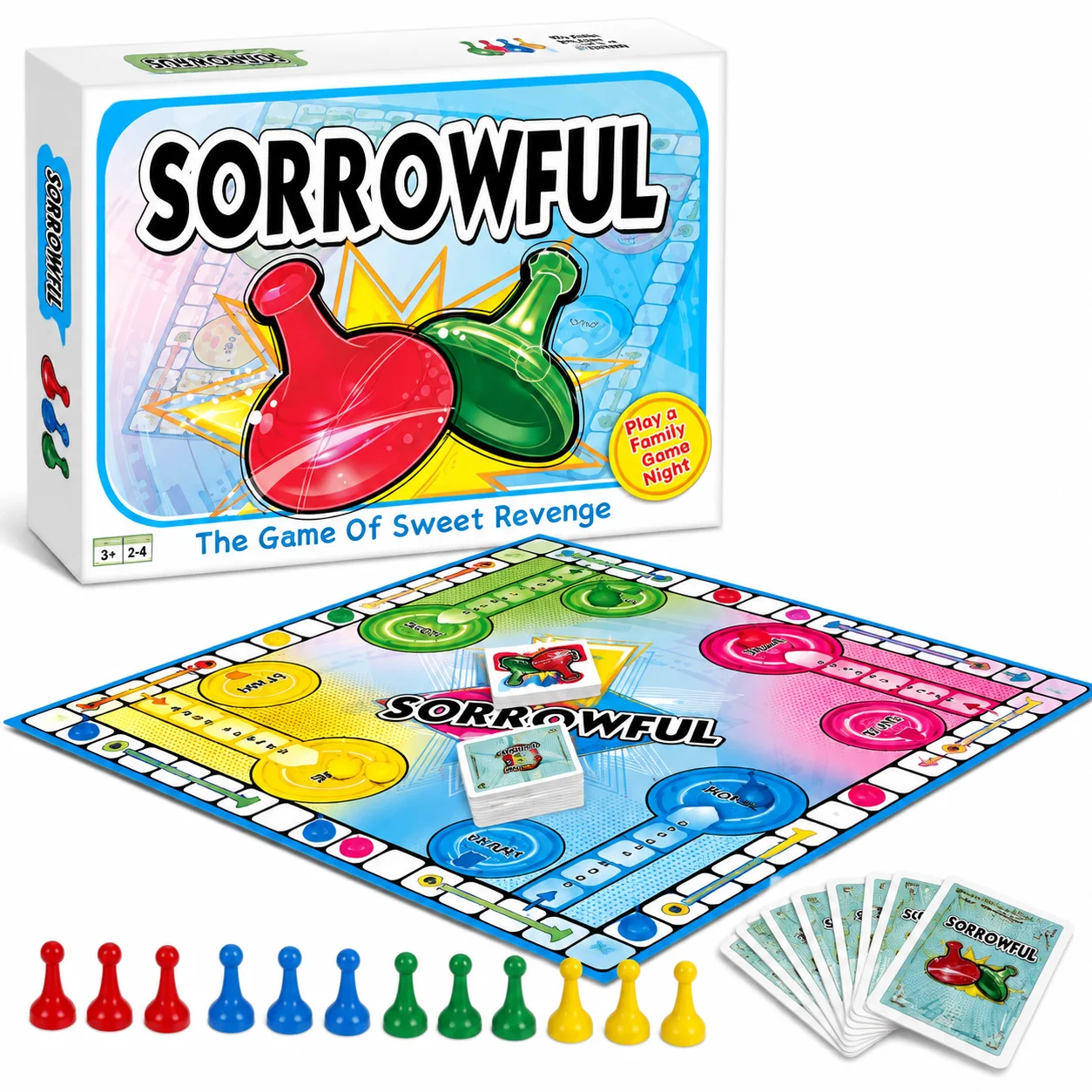 Board Game Strategi - SORROWFUL Classic Strategy Board Game Fun