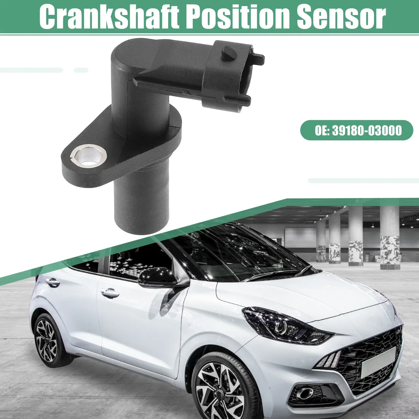 39180-03000 Crankshaft Position Sensor Compatible for Hyundai I10,I20 Kia Picanto Rio MK
