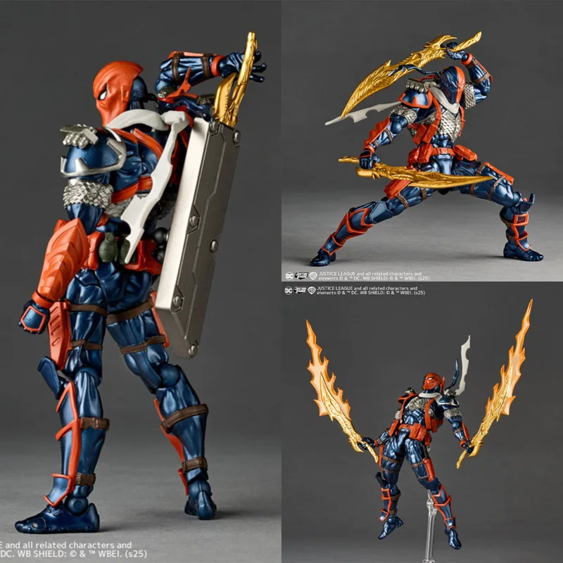 

В наличии Kaiyodo Deathstroke 1.5 Revoltech Amazing Yamaguchi подвижная фигурка Slade Joseph Wilson Коллекционная модель игрушки