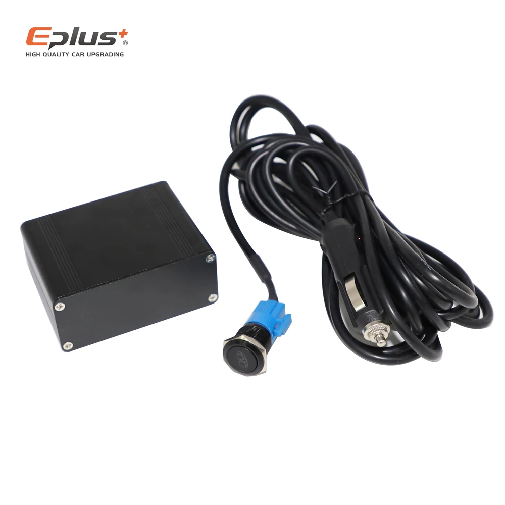 EPLUS Car Exhaust Pipe Electronic Valve Kit Universal 51 63 76MM button Controller Kit Controller Switch