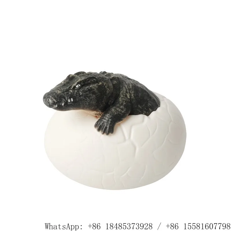 16 Color Switchable Crocodile Egg 3D LED Night Lamp Wireless Remote Control Indoor Bedroom Relaxing Ambient Light