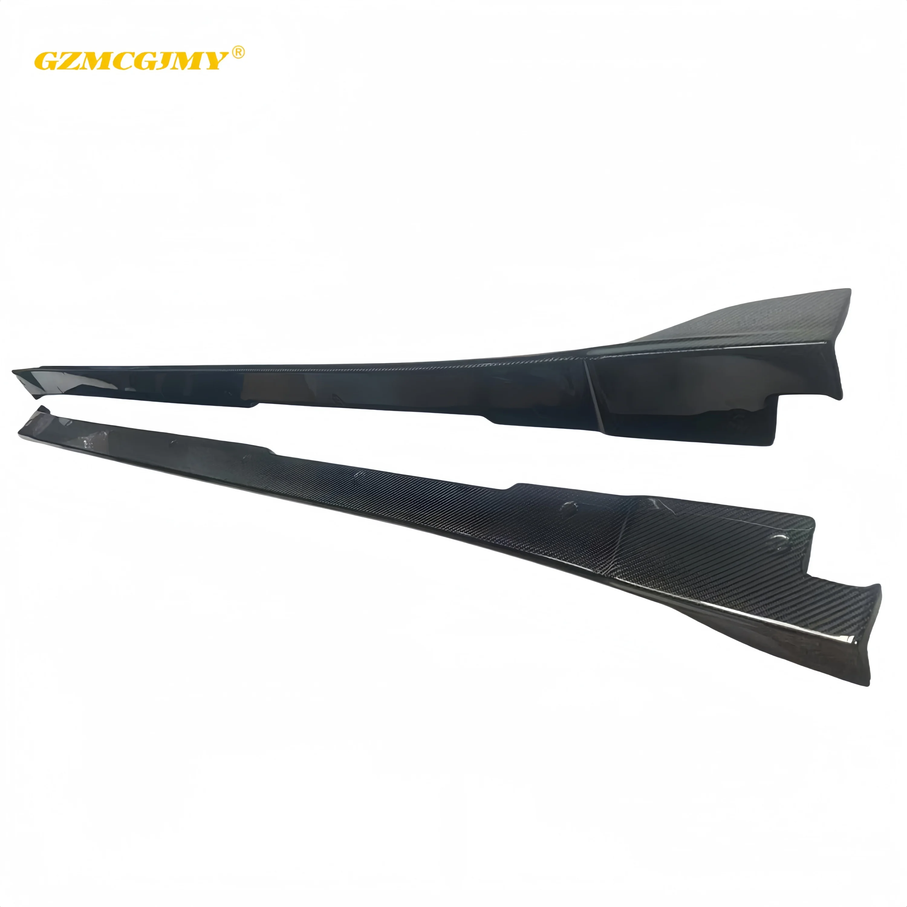 

2021Высококачественная боковая юбка из углеродного волокна WET, удлиненная боковая юбка, автомобильный бампер, автомобильная часть для Lexus IS300 TOM-S, стиль Rocker Status