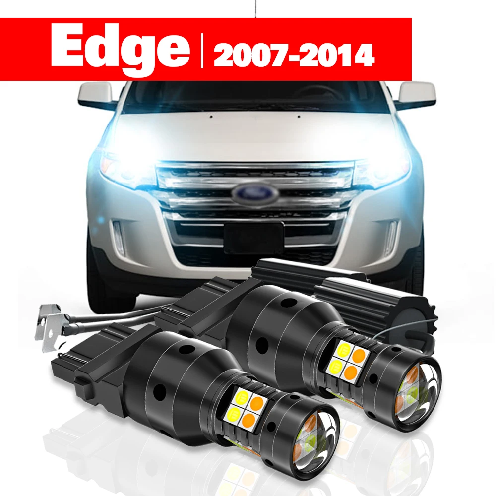 Für Ford Edge 2007-2014 2 Stück LED Dual-Mode Blinker + Tagfahrlicht DRL 2008 2009 2010 2011 2012 2013 Zubehör