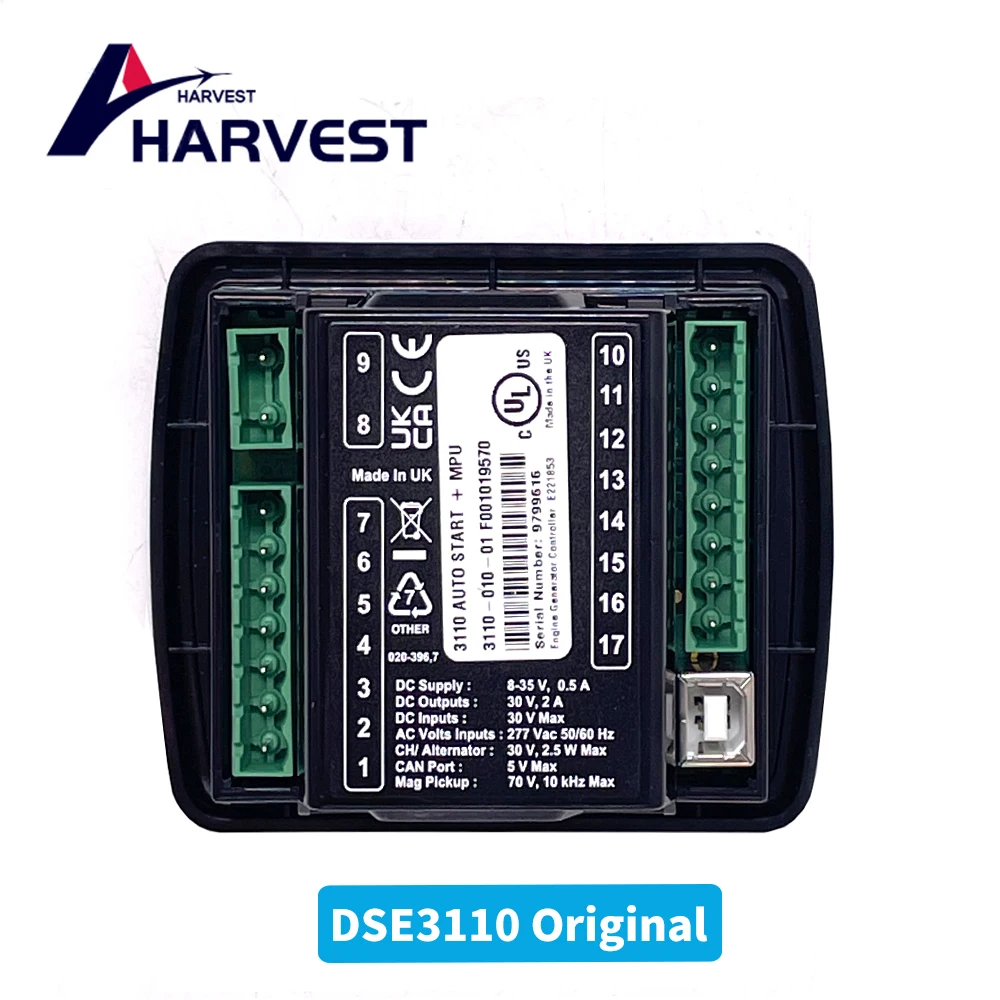 DSE3110 Original Deep Sea Generator Controller MPU Manual Automatic Start Generator Accessories DSE3110