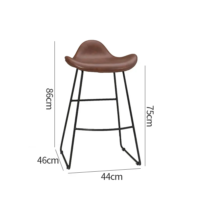 bar minimalist home black vintage wrought iron stool creative high bar stool high