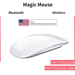 Ifacemall Wireless Bluetooth Magic Mute Mouse for IPhone Laptop Tablet IPad Desktop Universal 2-generation Rechargeable Portable