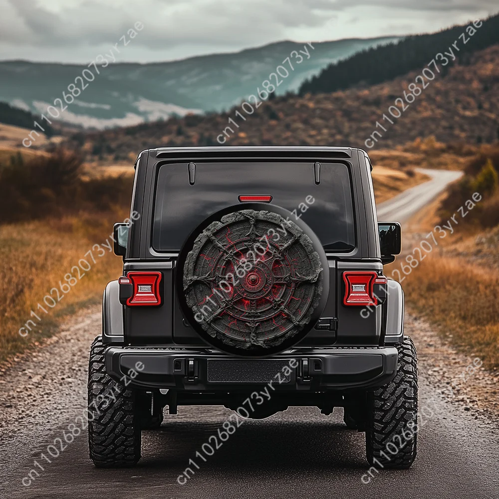 

Gothic Various Models Spare Car Tire Cover Sand Dust Prevention Protect Wind Rain Tire Cover Sturdy Durable Tire Covers