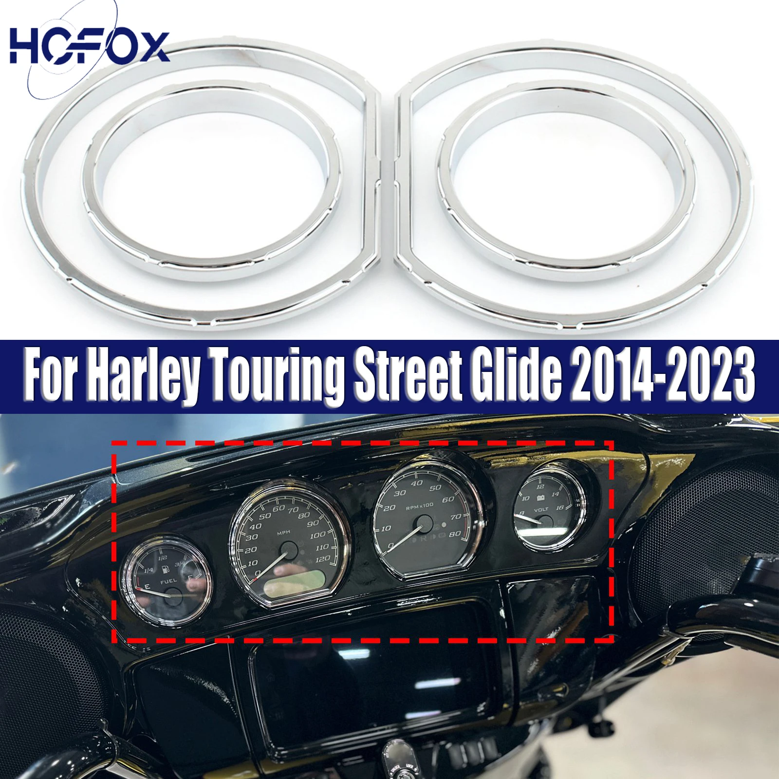 

Комплект безеля Burst Gauge для моделей Electra Glide, Road Glide, Street Glide, Ultra Limited 2014 года и новее