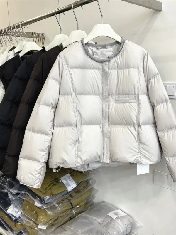 

Корейское утепленное комфортное теплое хлопковое пальто для женщин, новинка зимы, свободный крой, на молнии...