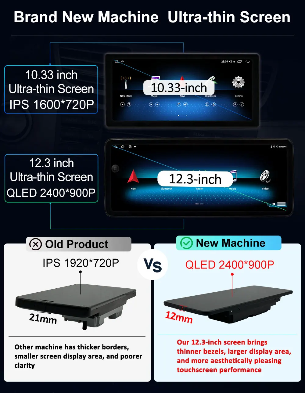 Android 16 System Stereo Auto-Multimedia-Videoplayer für Mercedes Benz E-Klasse W212 2009 - 2016 Carplay GPS QLED-Bildschirm 4G – Detail 7