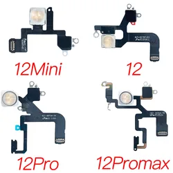 Led Flash Light Flex Cable Replacement For iPhone 12 Mini Pro Max With Microphone