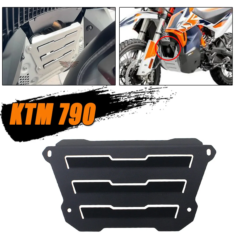 For KTM 790 890 Adventure R S ADV Motorcycle Accessories Engine Guard Cover Crap Flap Protection Chassis Radiator Grille