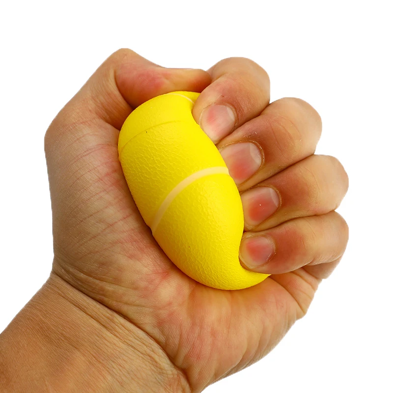 Hand Rehabilitation Trainer Fitness Expander Gripper Strengthen Exerciser Trainer Stress Relief Power Ball Egg-Shaped Grip Tool