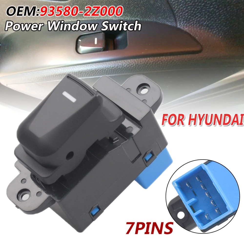 OEM:93580-2Z000 For Hyundai IX35 Passenger Side Electric Power Window Lifter Regulator Control Switch button