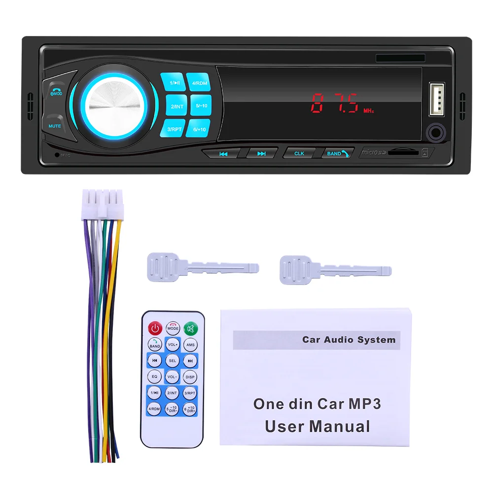 

DuoDtonCar MP3 Player 8013 Car Radio Stereo Player Digital Bluetooth5.0 Al voice FM Music USB with Remote Control Dash AUX Input