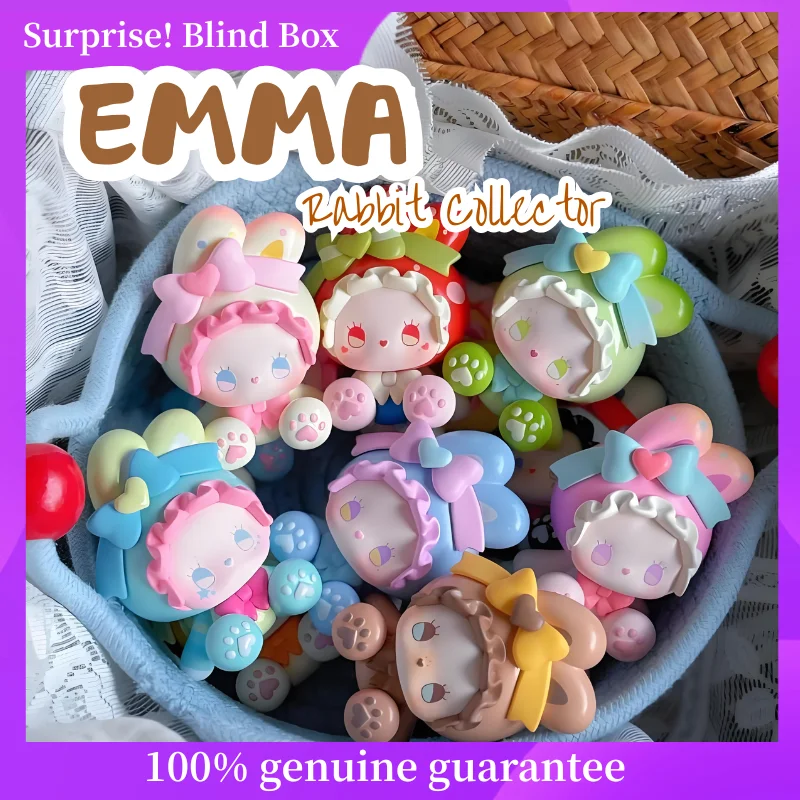 EMMA Rabbit Collector Series Blind Box Action Anime Figure Toys Model Doll Desktop Decor Mystery Box Handmade Collection Gift