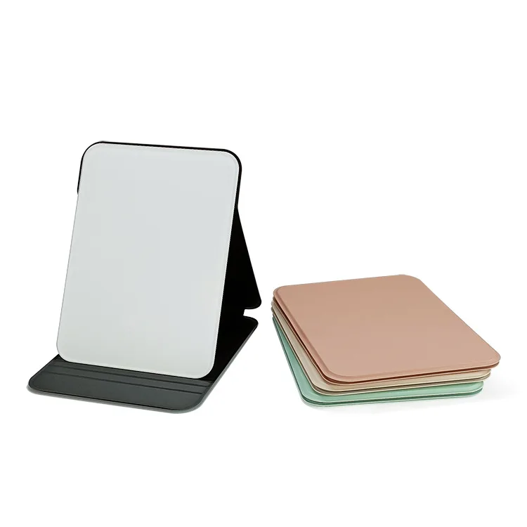 1PC PU Shell Tempered Glass Desktop Small Whiteboard Folding Portable Desktop Office Message Erasable Note Board