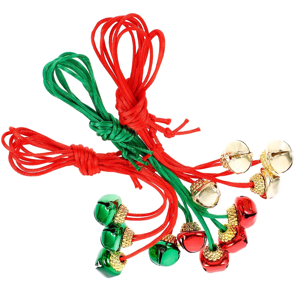 

36pcs Christmas Bell Necklace Jingle For Women Holiday Jewelry Exquisite Pendant Decorations Lightweight Lovely Party