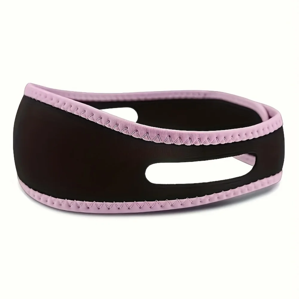 1 Reusable Simple Facial Training Belt, Oral Breathing Chin Support Belt, Available in Various Colors image 2