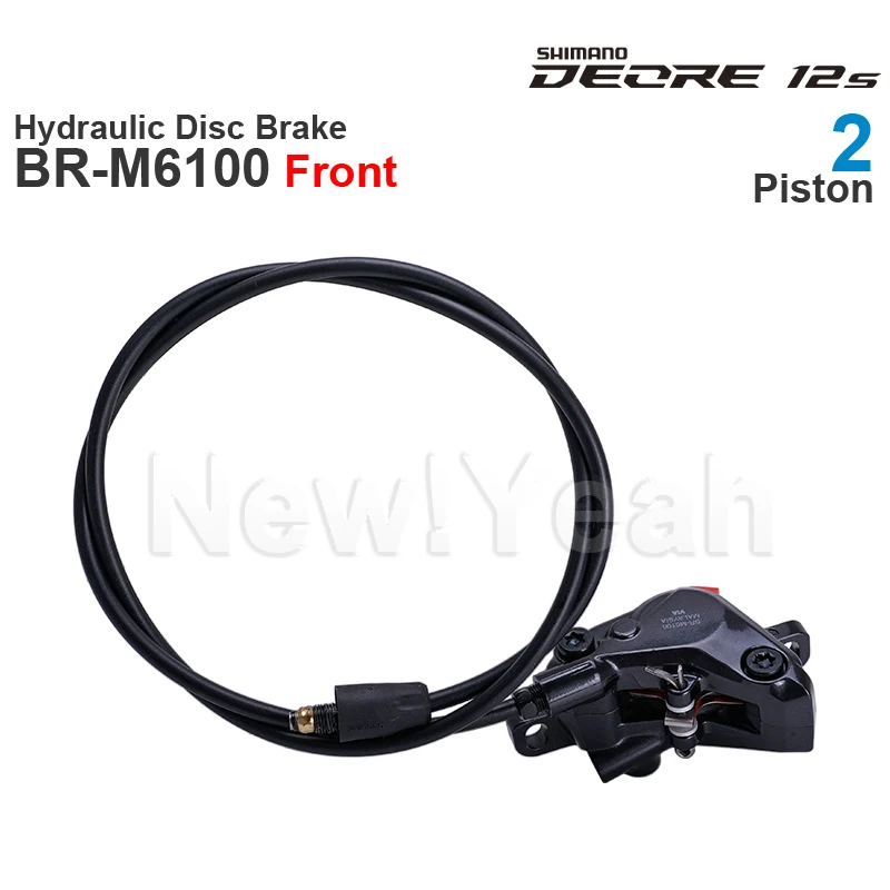 SHIMANO DEORE M6100 M6120 Hydraulic Disc Brake 2 / 4-Piston  M6100 Brake Lever  M6100  M6120 Brake Caliper Parts