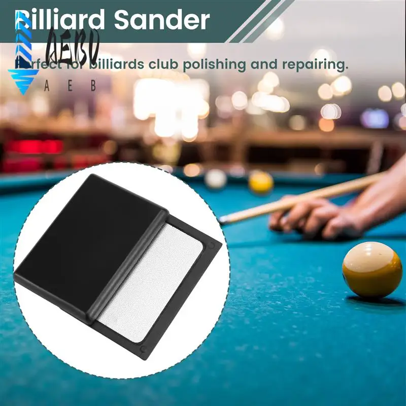 

AEB0-New Upgrade Billiard Pool Cue Tip Sander Snooker Stick Burnisher Shaper File Polished Repair Billiard Accessories