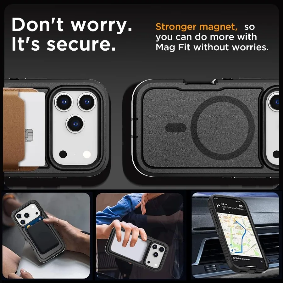 حافظة لهاتف iPhone 17 Pro Max مع توافق Magsafe، حماية مغناطيسية شديدة التحمل لكامل الجسم ومضادة للصدمات #2