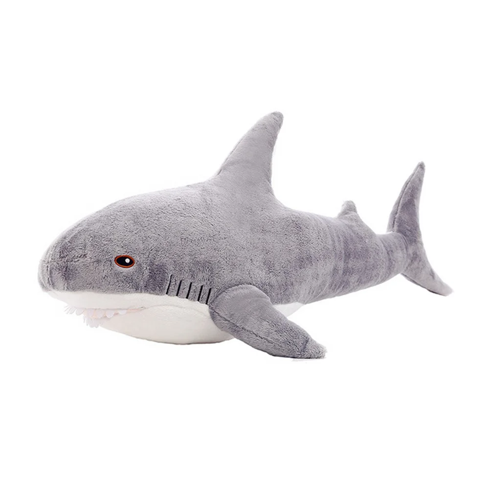 

70cm Lovely Shark Throw Pillows Kid Toy Plush Toy for Grey Shark Throw Pillows Lovely Throw Pillows