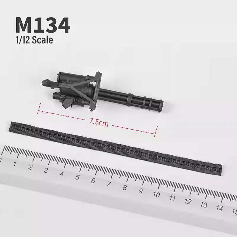 For Sale 1/12th DML Mini Toys Weapon Model Gatling PVC Material Not Real For 6