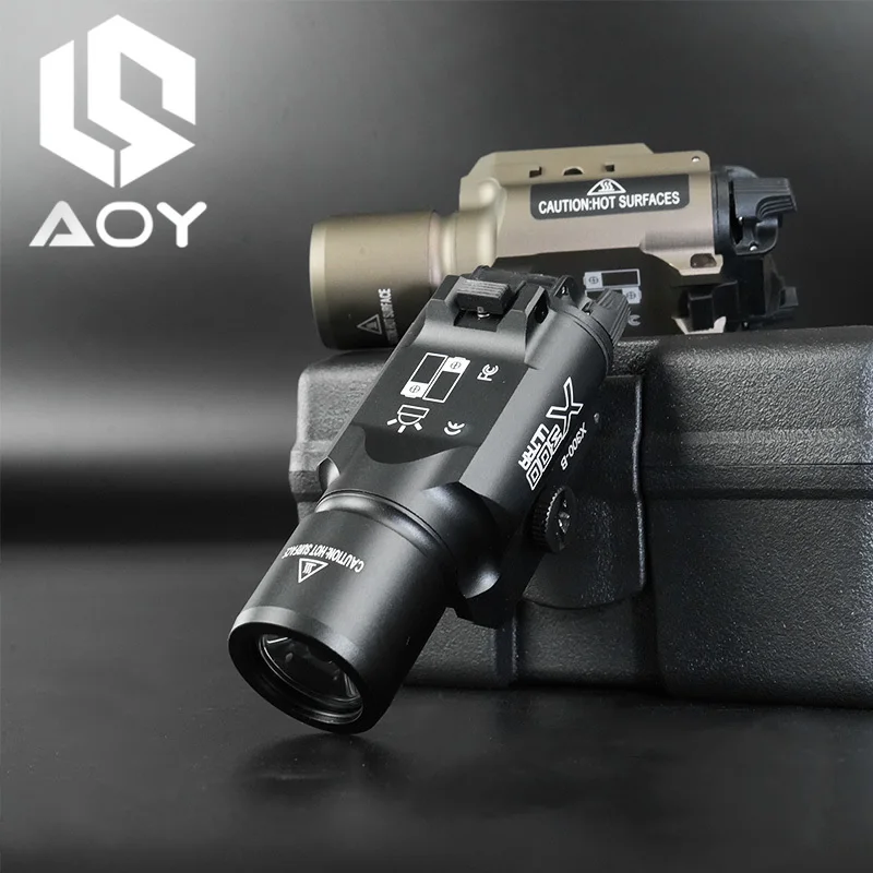 X300 LED Flashlight Tactics Metal SF X300-B X300B 1000LM Strobe Weapons Scout Light White LED For Gloc Pistol Hanging 20mm Rail