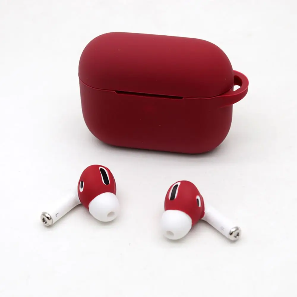غطاء جراب سماعة أذن من السيليكون لسماعات Airpods Pro ، أطراف سماعة أذن ناعمة رفيعة للغاية ، سماعة أذن مضادة للانزلاق لسماعات Apple AirPods Pro ، 2