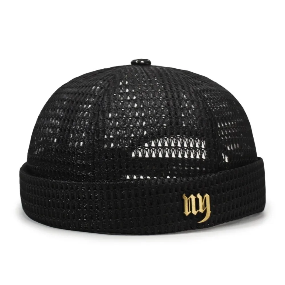 

Casual Brimless Mesh Hat Multicolor Adjustable Beanie Street Hat Ultra-Light Hip Hop Hat Summer Spring