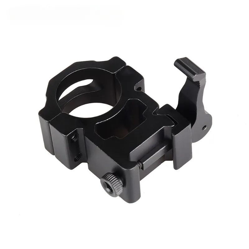 Tactische 25.4Mm Quick-release Metalen Beugel Zaklamp Buis Scope Sight Clip Outdoor Sport Jacht Airsoft Wargame Rifle Ar