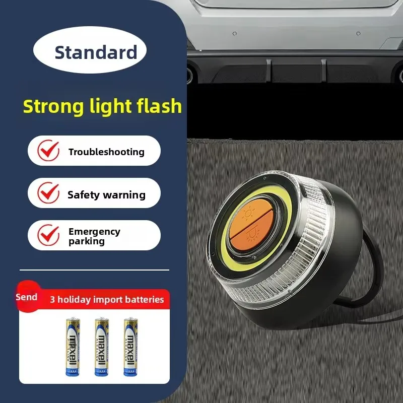 

Led Car Emergency Light V16 Flashing Light Magnetic Induction Road Accident Light Portable Strobe Warning Light