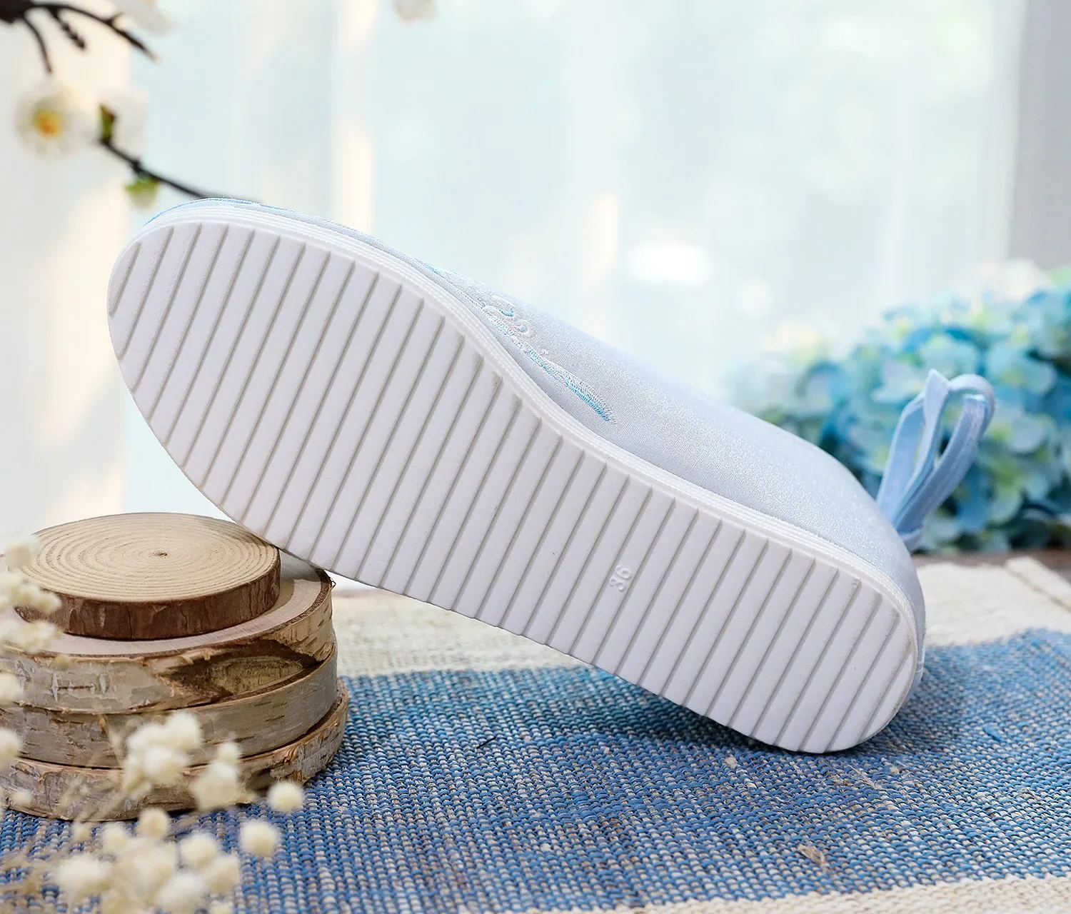 刺embroidered真珠タッセル靴,漢服アクセサリー,エスニックスタイル,古代コスプレ